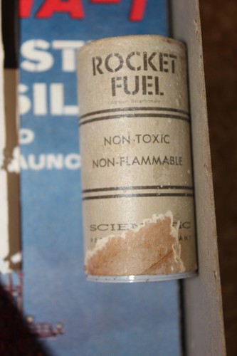 Alpha-1 Ballistic Missile #205 With Original Box Vintage Flying Rocket Toy - Picture 4 of 7