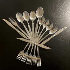 Ekco Eterna Stainless Steel Flatware MCM Atomic Taiwan "You Choose"