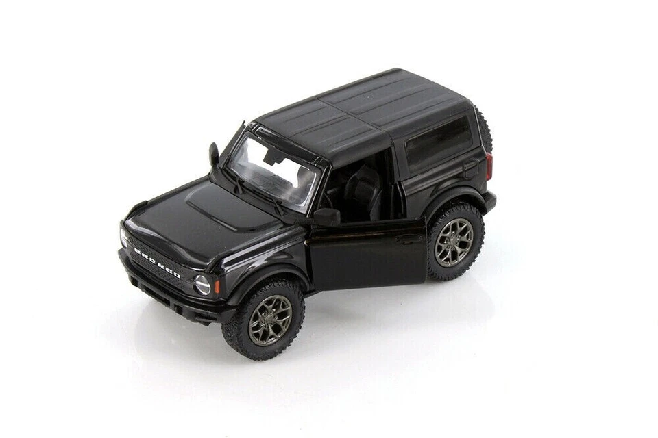 Juego de 2 Ford Bronco 2022 techo rígido cierre superior escala 1:34 modelo diecast Kinsmart Foto 3 de 4