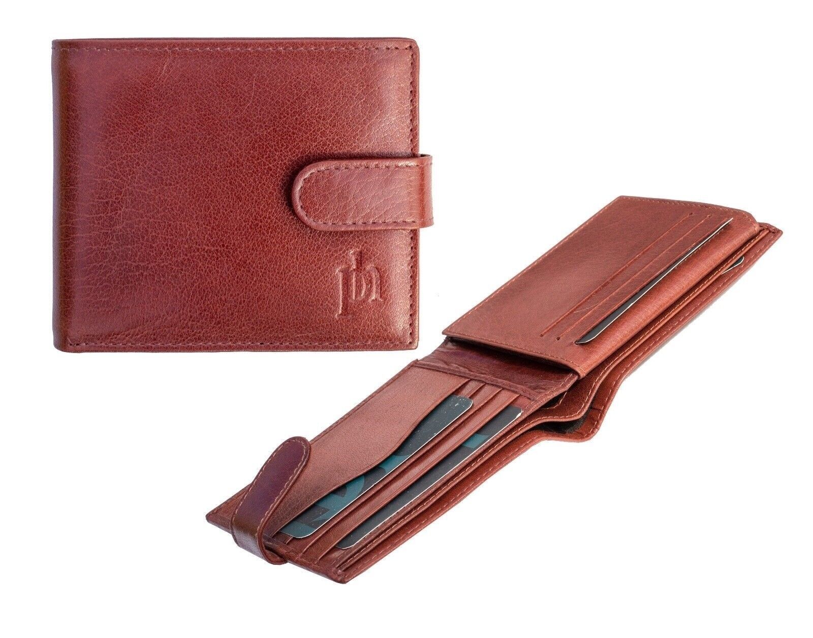 SALE NEW from Prime Hide Gorgeous Mens Brown Leather Flip Up Style Wallet