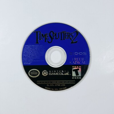 Time Splitters 2 (Nintendo GameCube, 2002) Game Disc Only Tested