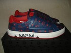 100% AUTHENTIC NEW MEN MCM BLUE VISETOS LOGO MILANO LOW TOP SNEAKERS EU 44/US 11 — photo 8