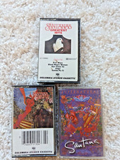 Santana Carlos Supernatural Cassette Tape Lot 3 Arista Guitar Hard Heavy Rock