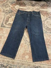 Vintage Levis 517 Orange Tab Made In U.S.A. 42 X 30 39 X 25 Denim Jeans