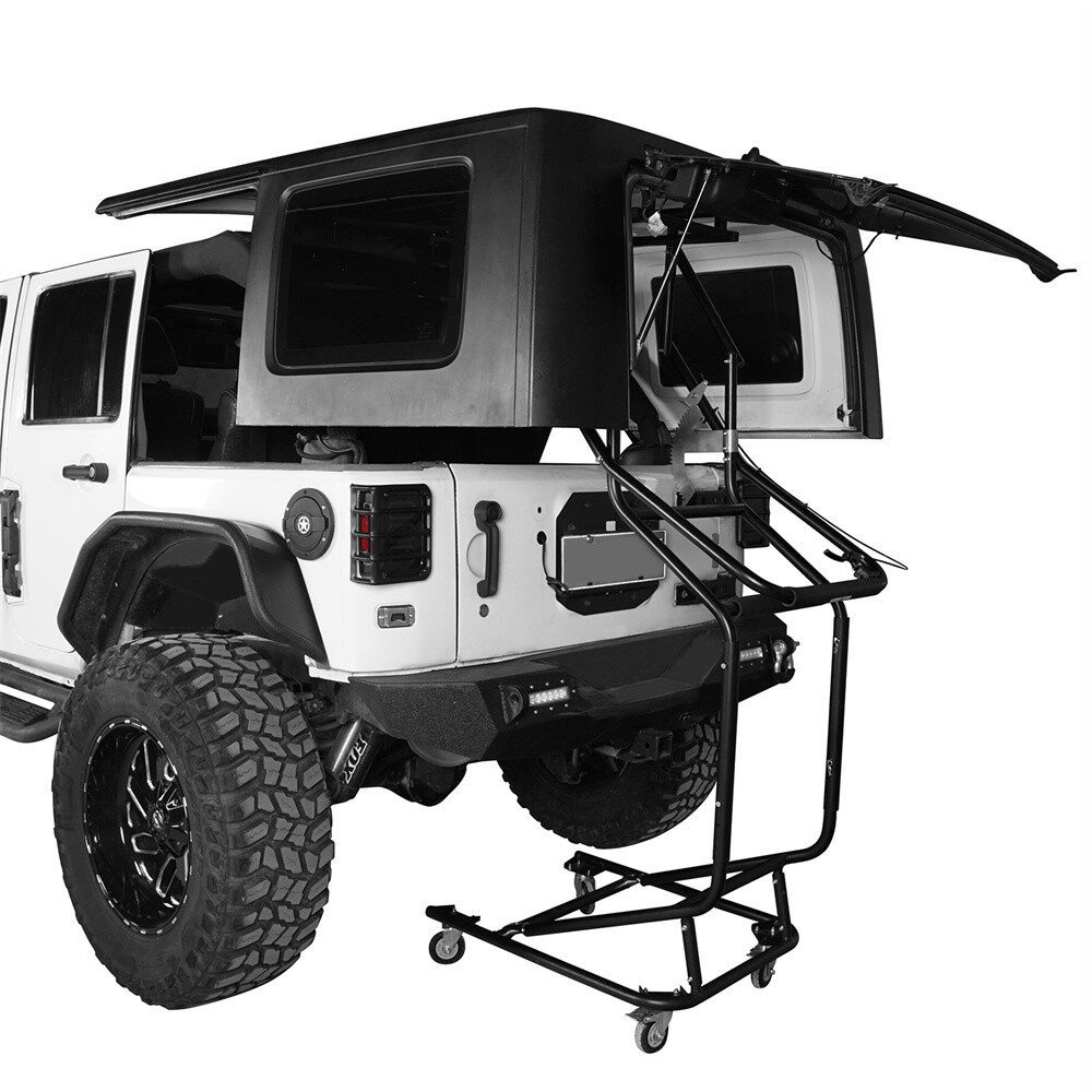 Hard Top Carrier Storage Cart for 1987-2026 Jeep Wrangler YJ TJ JK JL – Hooke Road 4x4