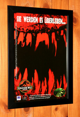 The Lost World Jurassic Park Sega Saturn PS1 Promo Small Poster
