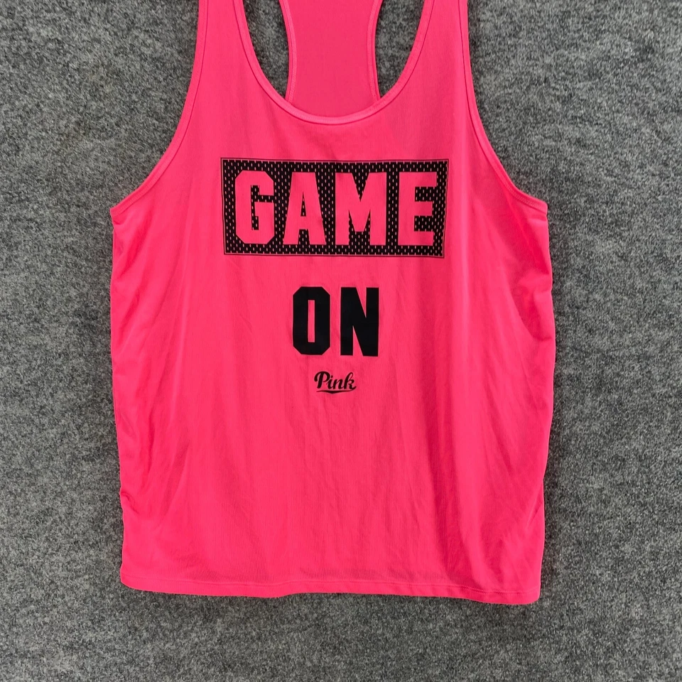 Camiseta sin mangas Victoria's Secret Activewear para mujer S pequeña rosa cuello redondo Foto 4 de 4