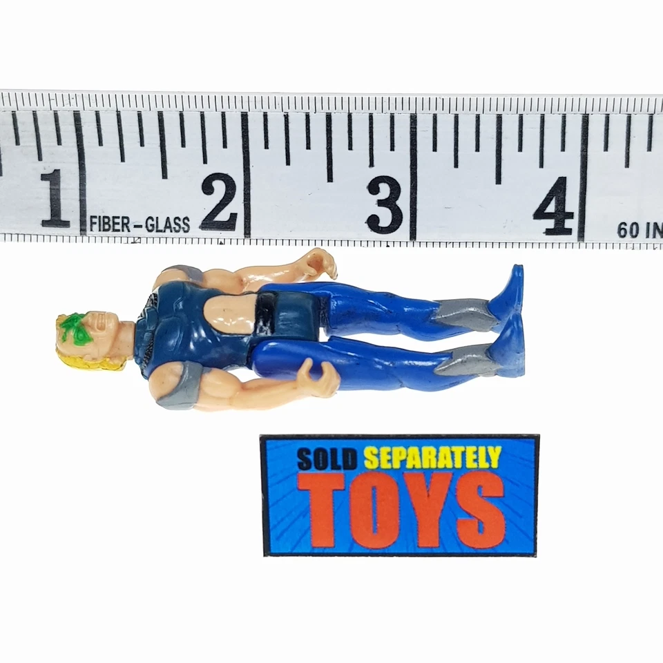 Vtg Tyco BattleTech NICOLAI MALTHUS original Thor robot blue driver pilot figure - Image 2 of 4