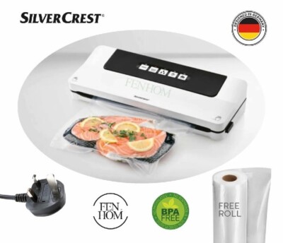 Silvercrest Vacuum Sealer Sous Vide Food Fish Meat Airtight