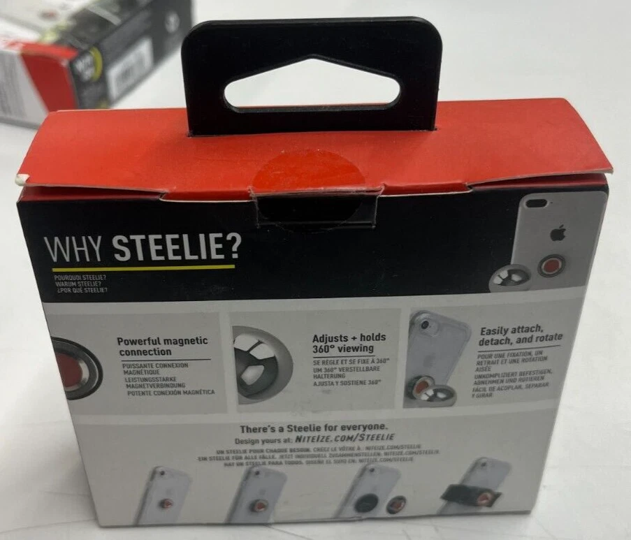 NITE IZE Steelie Car Vent Mount Kit, Universal, Magnet, STCK-11-R8 - Image 2 of 4