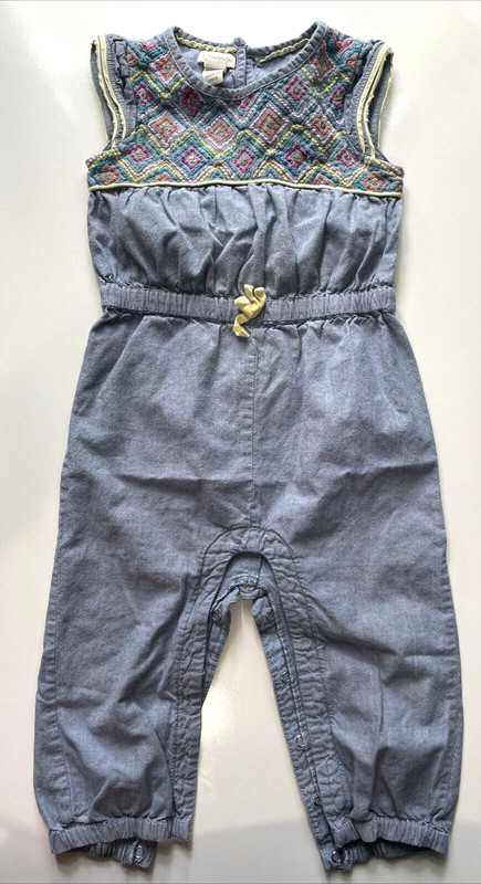 Monsoon London Blue Romper Size 2to 3 Years One Piece Sleeveless Long Pants