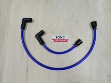 TAYLOR 8mm BLUE SPARK PLUG WIRES 91-98 HARLEY SOFTAIL DYNA ELECTRA FX