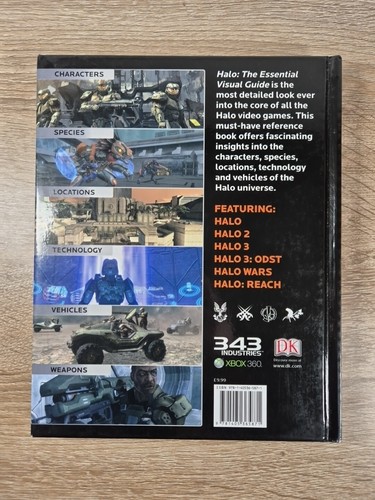 Halo The Essential Visual Guide By DK Dorling Kindersley Master Chief Cortana - Picture 2 of 4