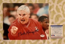 Bob Knight signed autographed Indiana Hoosiers 8x10 photo PSA COA #AI51517