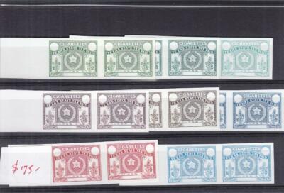 cigarette tax texas Texas: Stamp Proof Pairs (12522) Cigarette Taxes and Cigarette Smuggling