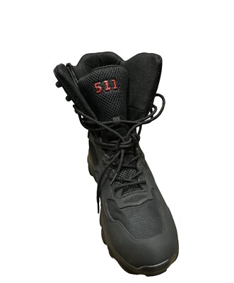 Cool Black Boots For Men, Lace-up Front Hiking Boots
