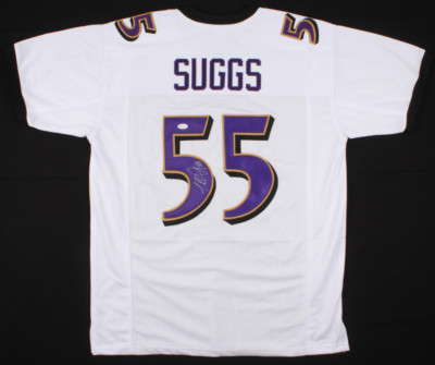 Terrell Suggs Signed Ravens Jersey (JSA COA) Baltimore's 7xPro