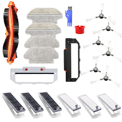 For Viomi V2 Pro V-RVCLM21B Robot Vacuum Cleaner Brush Cleaning Rag Filter Parts