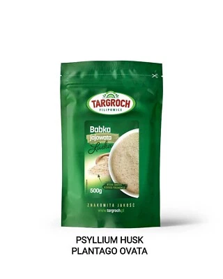 TARGROCH Psyllium husk Plantago ovata BABKA JAJOWATA LUSKA PREMIUM QUALITY