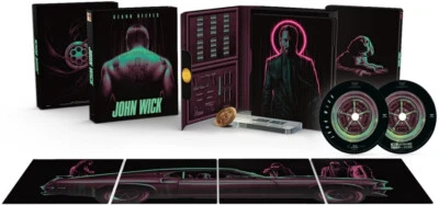 John Wick (4K UHD + Blu-ray Steelbook) TITANS OF CULT - NEU & OVP - Bild 1 von 4