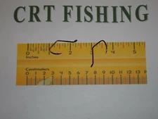 MATZUO 141-01 OCTOPUS SICKLE BLACK CHROME 3/0 HOOKS 50 PACK