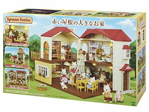 Epoch Sylvanian Families House Red Roof Big House Japan - Picture 1 of 11