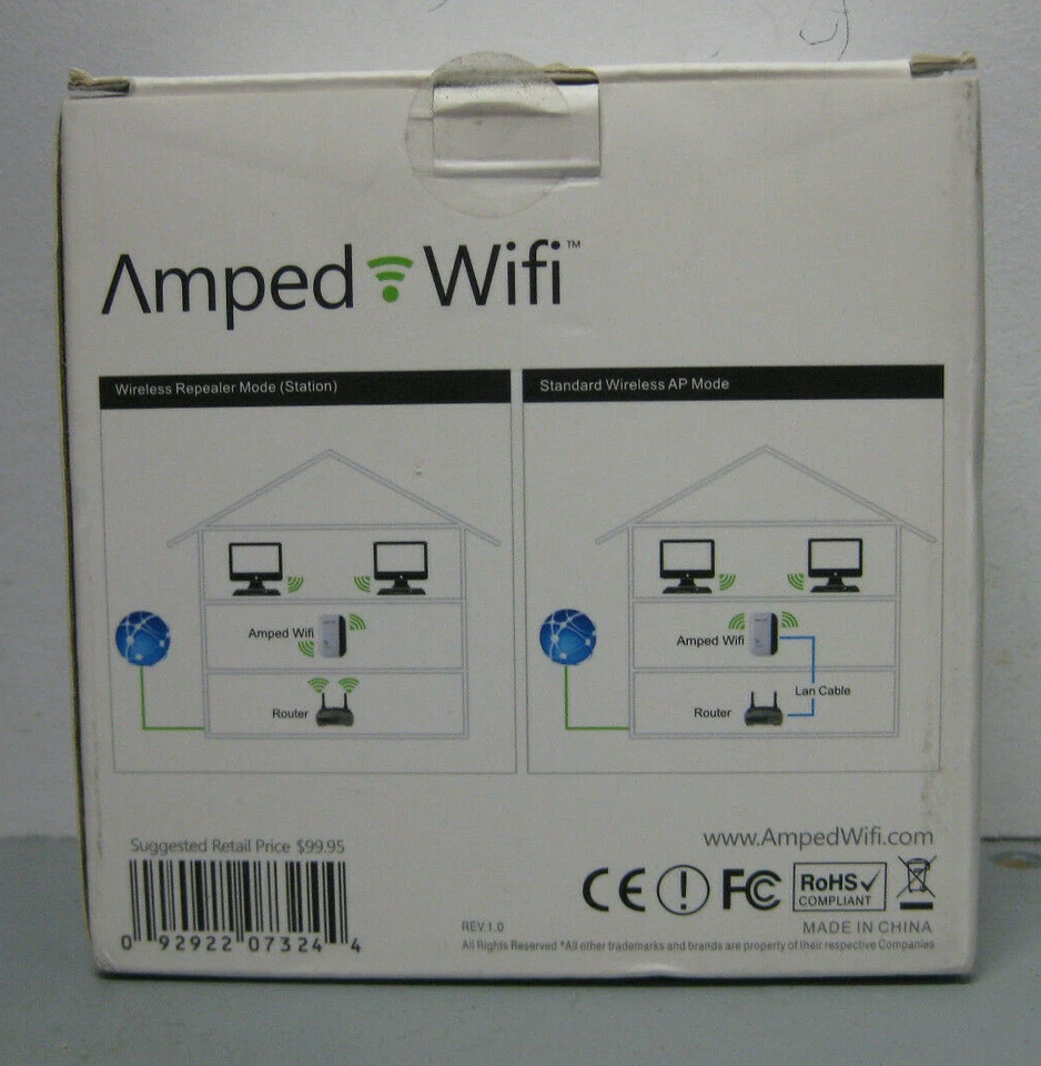 Amplificador amplificador amplificador wifi amplificado repetidor inalámbrico Foto 3 de 4
