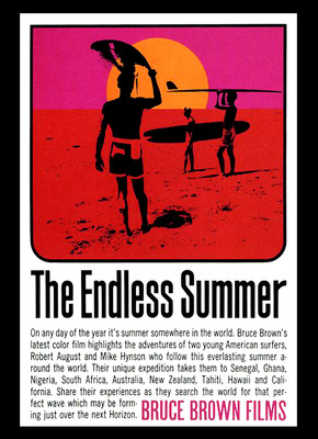 A3 - Endless Summer Surfen Film Kino Filmwand Home Poster Retro Kunst #11