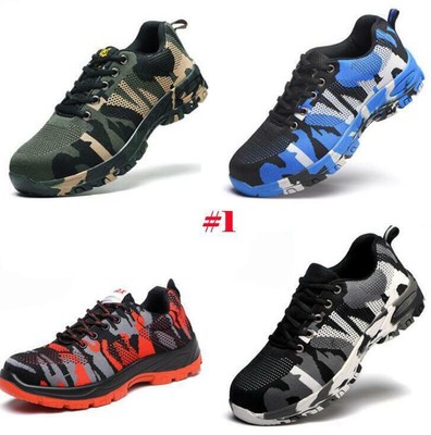 HOT Men's Indestructible Work Safety Shoes Steel Toe Bulletproof