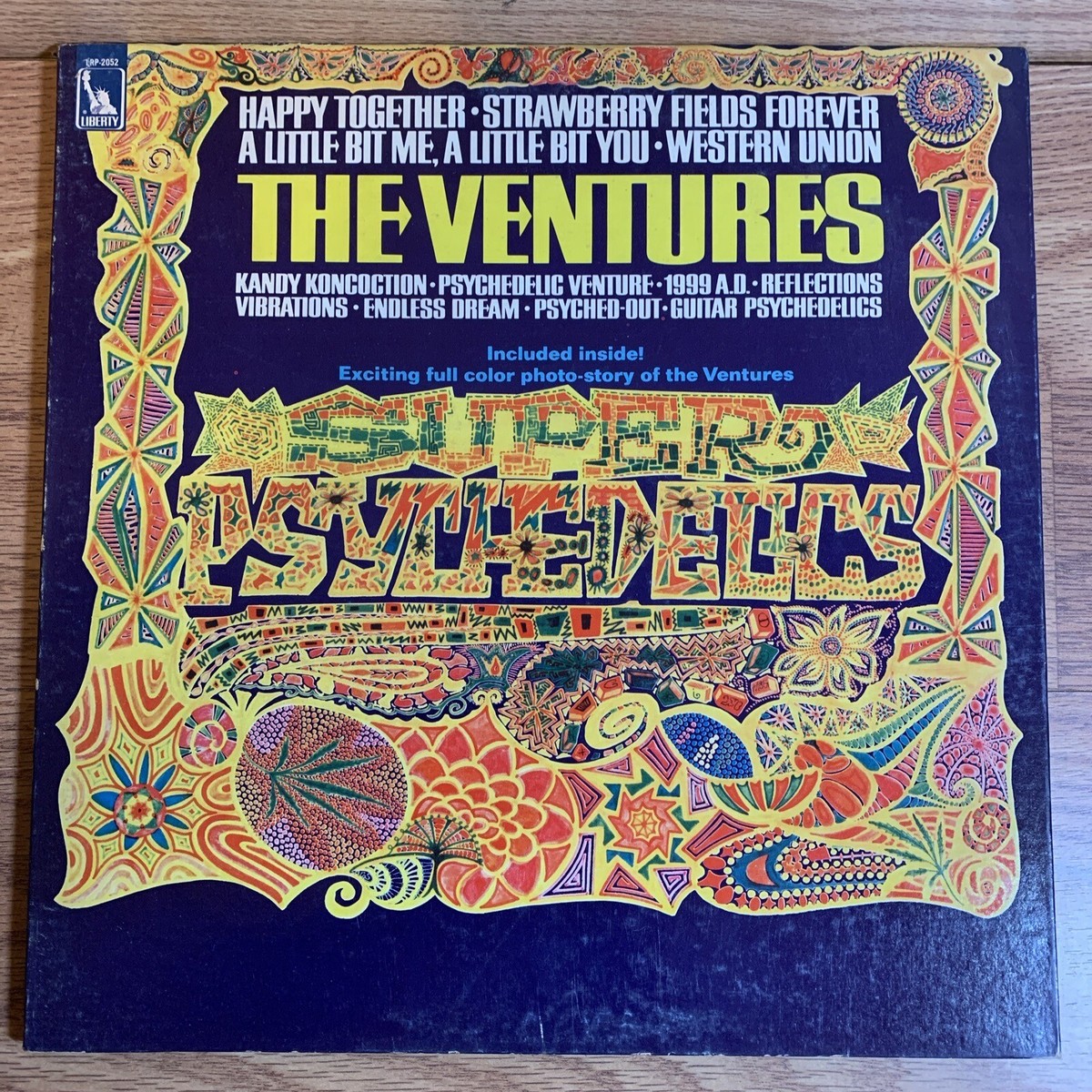 The Ventures Super Psychedelics LP Liberty LRP 2052 1967 VINYL