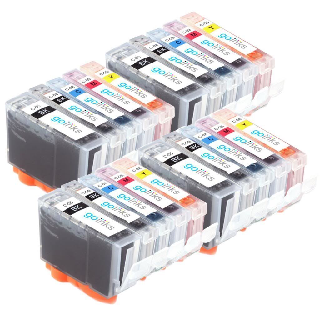 20 Ink Cartridges for Canon PIXMA iP4500 iP5200R MP530 MP610 MP810 MP950-image