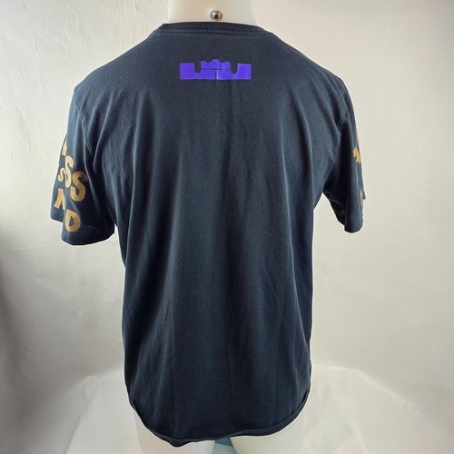 Nike LeBron James T-Shirt Herren Large schwarz Witness Lion Dri Fit Athletic Talent - Bild 6 von 9