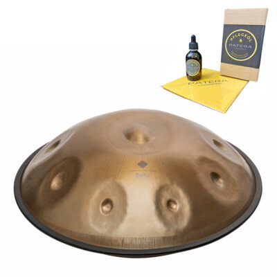 Sela SE303 Harmony Handpan E Kurd Stainless Steel + Patera Pflege-Öl