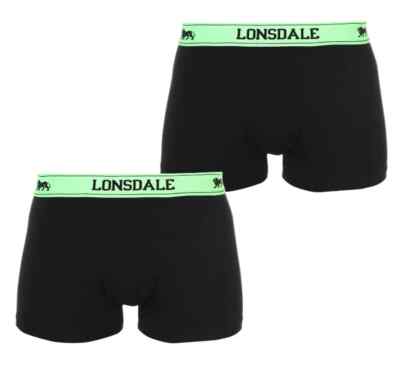 6 Pack Lonsdale London Trunks Boxer Short Boxers Pants Brefs Sze XS