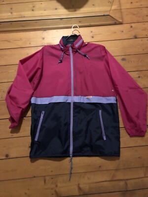 Rain Jacket Coat Jeantex Vintage Size L Windbreaker 90s 90s New Unworn Ds