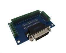 DB26 Male Signals Breakout Board Screw terminals RA