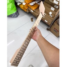 Mahogany electric guitar neck, 25.5-inch scale length, 22 frets, maple fretboard