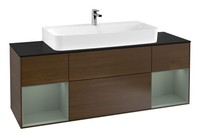 Villeroy & Boch Finion Waschbeckenunterschrank FüR Becken Mittig Regal Links...