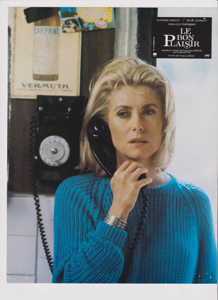 Catherine DENEUVE PHOTOGRAPHIE ORIGINALE 27*21 LE BON PLAISIR 1984 Francis GIROD - Photo 1/1