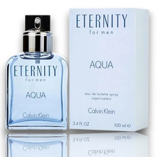 ETERNITY AQUA by Calvin Klein for Men EAU DE TOILETTE 3.4 oz Spray New in Box