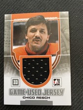 2013-14 Between the Pipes #GUM-50 Chico Resch Game-Used Jersey Silver