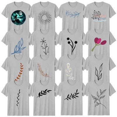 Minimalist Botanical Floral T-Shirt Minimalist Natur Geburtstag Geschenk