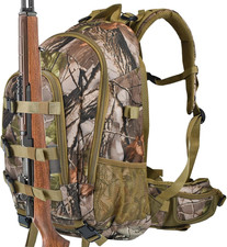 Mochila Bolsa de Caza 40L con Soporte para Rifle para Hombre, Mochila Camuflada Día de Caza con