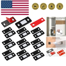 Cabinet Magnetic Catch 10 Pack Ultra Thin Cabinet Door Magnets Stick on Drawe...