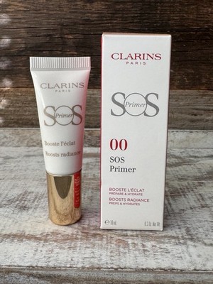 Clarins SOS Primer 00 Boosts Radiance 10ml Travel Size NIB