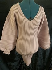 Fashion Nova: Moonlight Sweater Mini Dress Size M Preowned