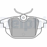 Delphi Bremsbelagsatz, Scheibenbremse Hinterachse U.A. FüR Alfa Romeo, Fiat