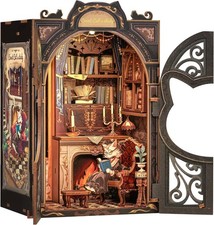 DIY Miniature Book Nook Kit for Adults and Teens Tiny House Decor Gift