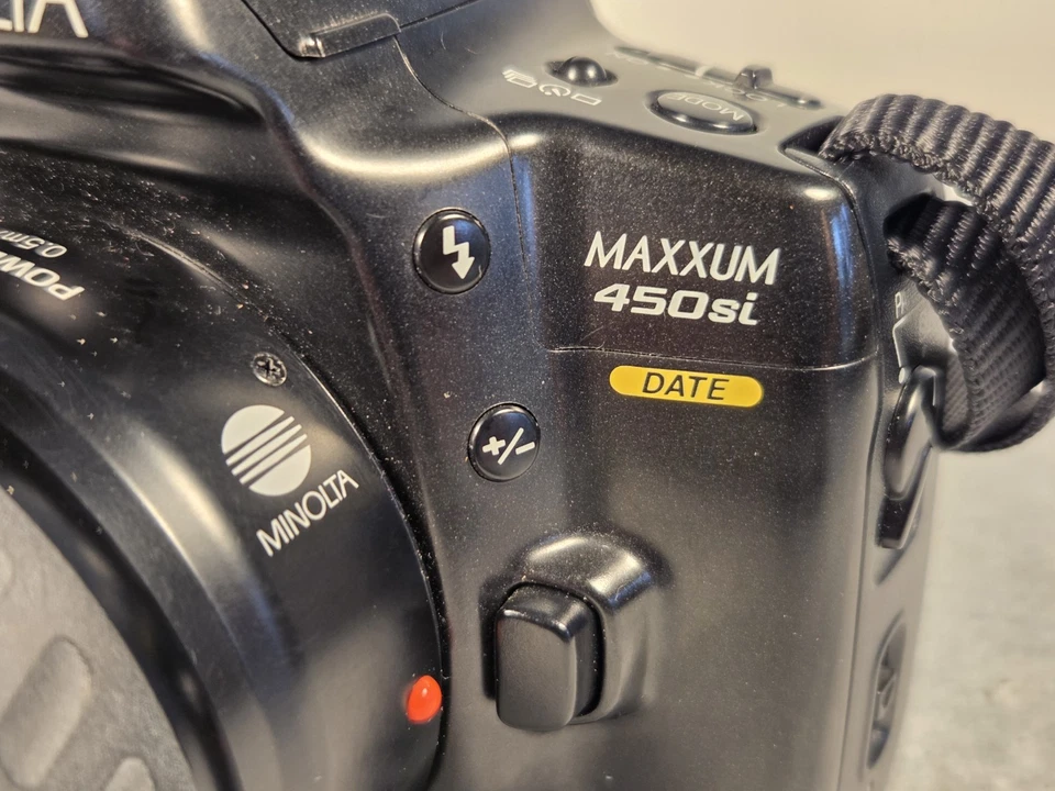 NICE Minolta Maxxum 450si Date w/ Minolta AF Zoom 35-80mm 1:4-5.6 lens Tested - Image 2 of 4