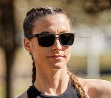 ROKA Kona Unisex Sunglasses Matte Black with Case  Pouch